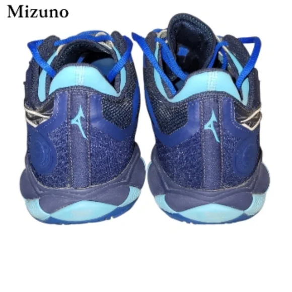 Mizuno Wave Enforce Tour OC Blue Leather Athletic Running Sneaker Shoe Men 10.5 - Picture 6 of 8